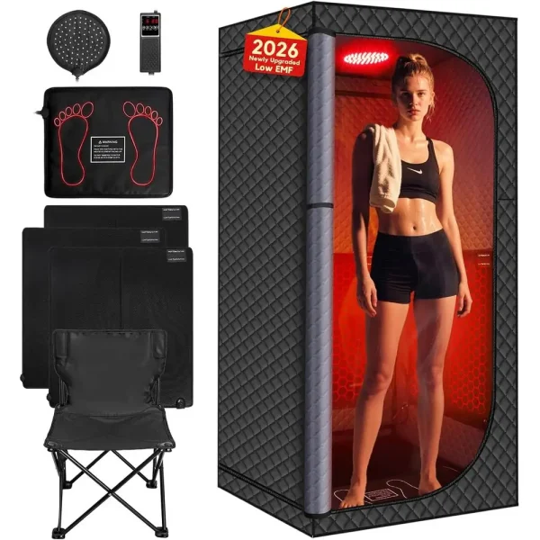 Compact Low EMF Infrared Sauna for Home