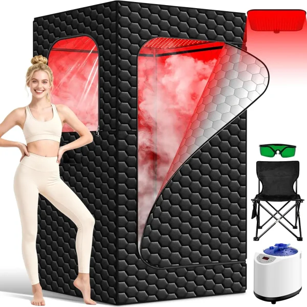 Portable Infrared Sauna with Red Light Therapy