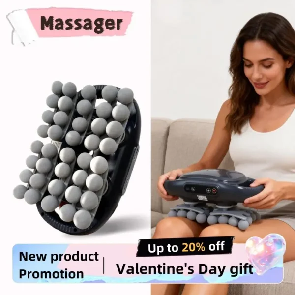 40-Head Massager for Shoulder Neck Back Leg Muscle Pain Relief