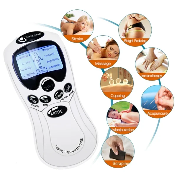 Tens Machine Physiotherapy Electronic Pulse Muscle Stimulator