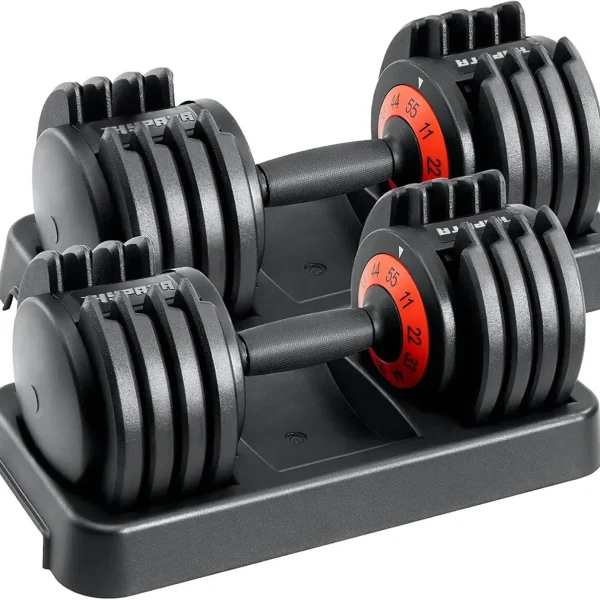25/55 lbs  Adjustable Dumbbell Set,